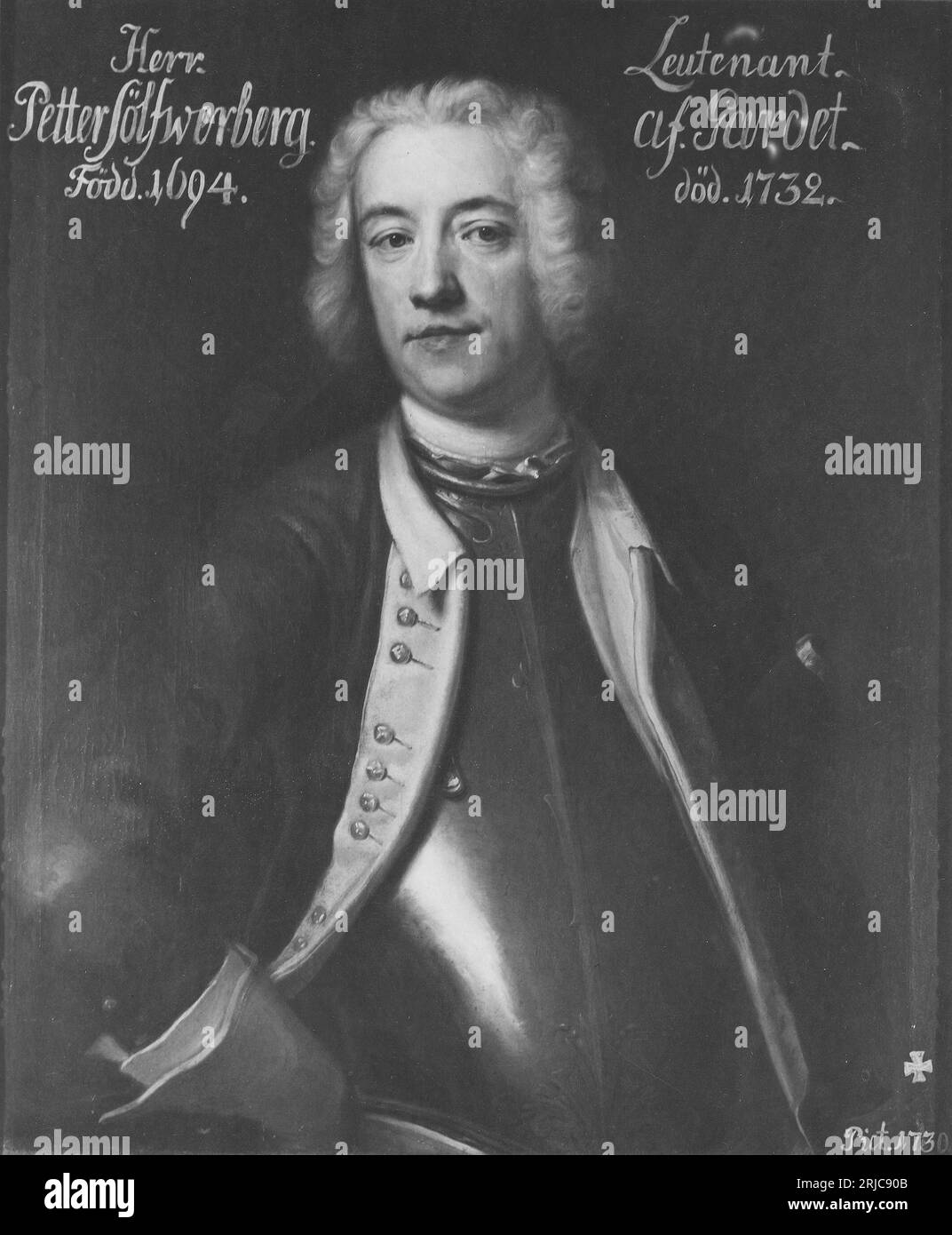 Per Sölfverberg, 1694-1732 1730 di Johan Henrik Scheffel Foto Stock