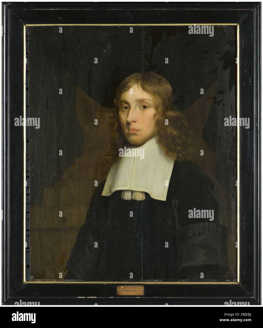 Portret van een jongeman 1675 di Wybrand de Geest Foto Stock