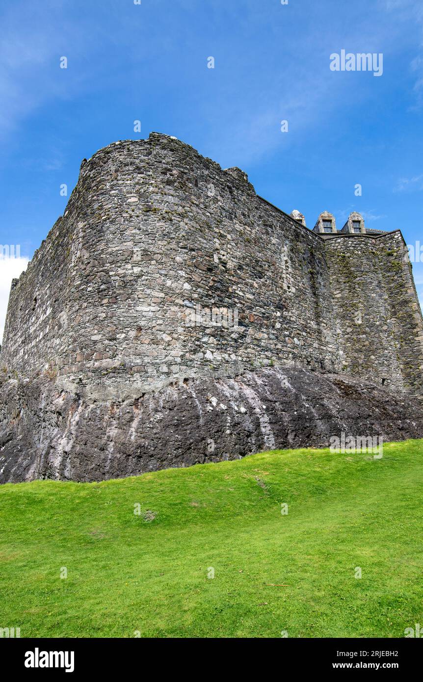 Castello di Dunstaffnage vicino a Oban ad Argyll and Bute, Scozia, Regno Unito Foto Stock