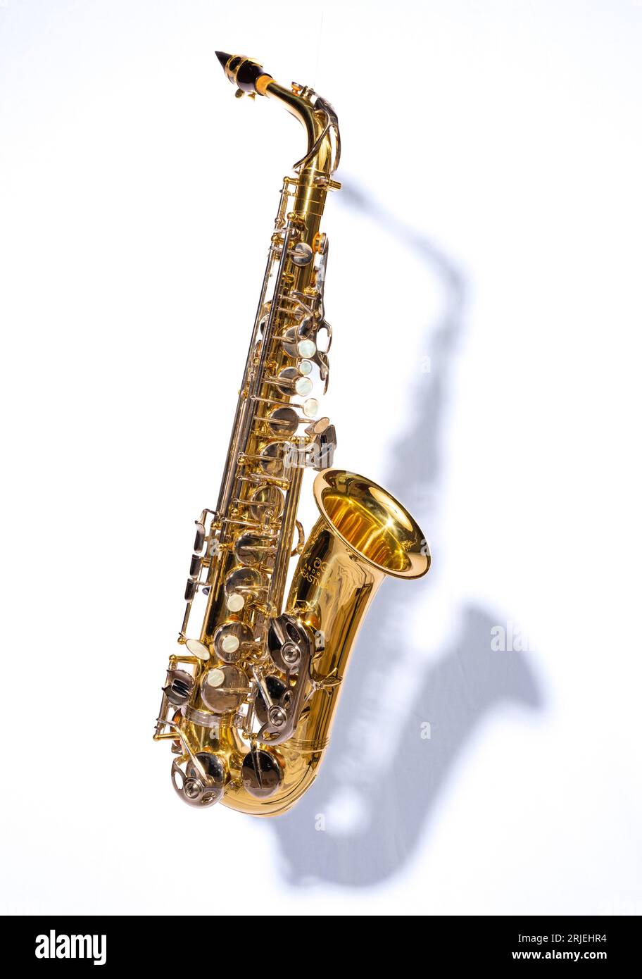 Sax e Shadow Foto Stock