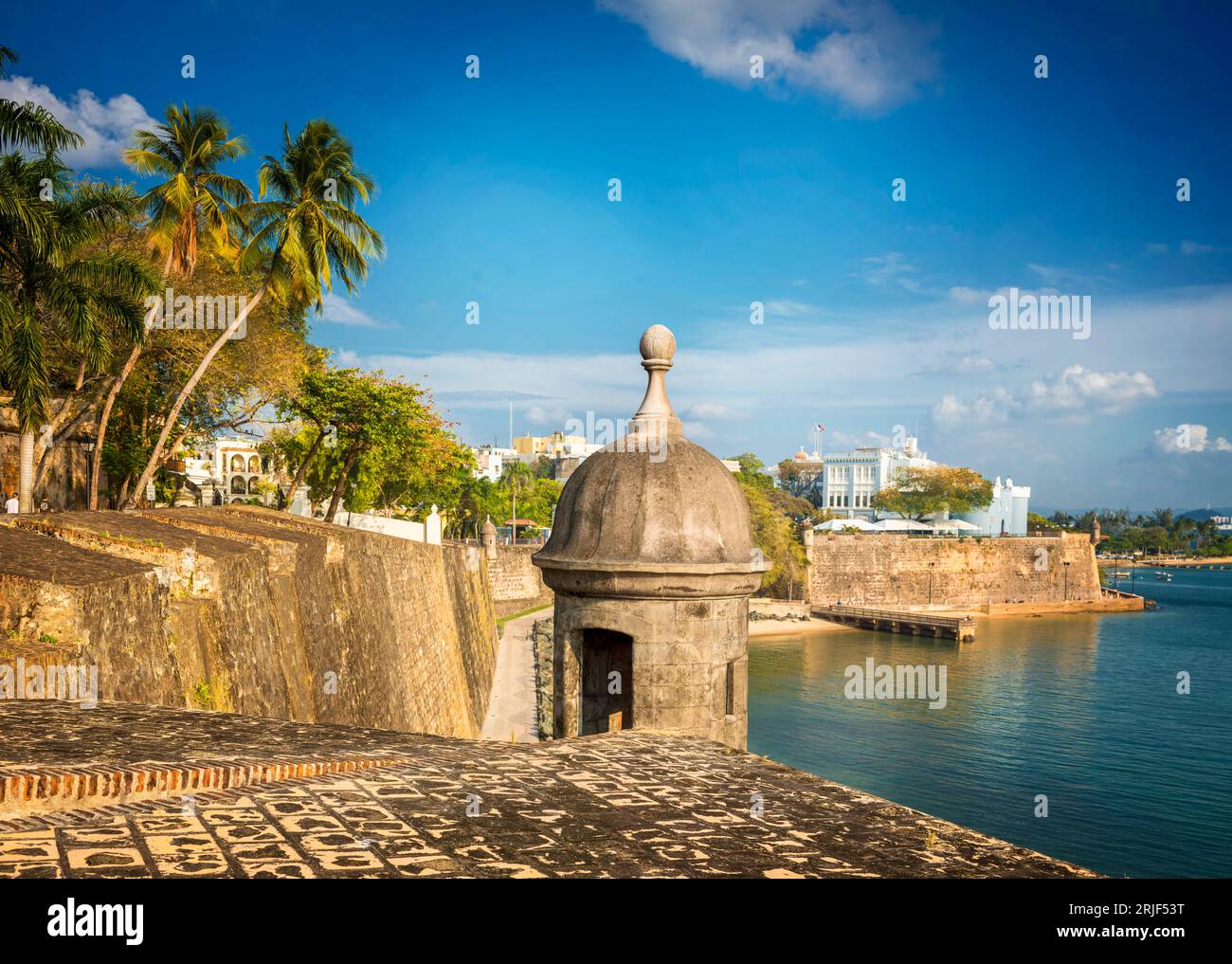 Old San Juan, la Fortaleza San Juan, Puerto Rico, USA, Caraibi Foto Stock
