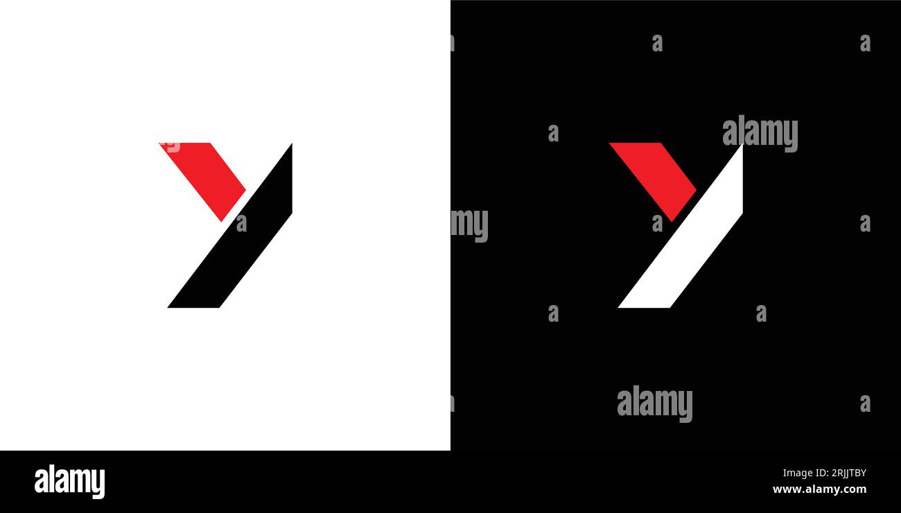 Design moderno e semplice con logo Y Illustrazione Vettoriale