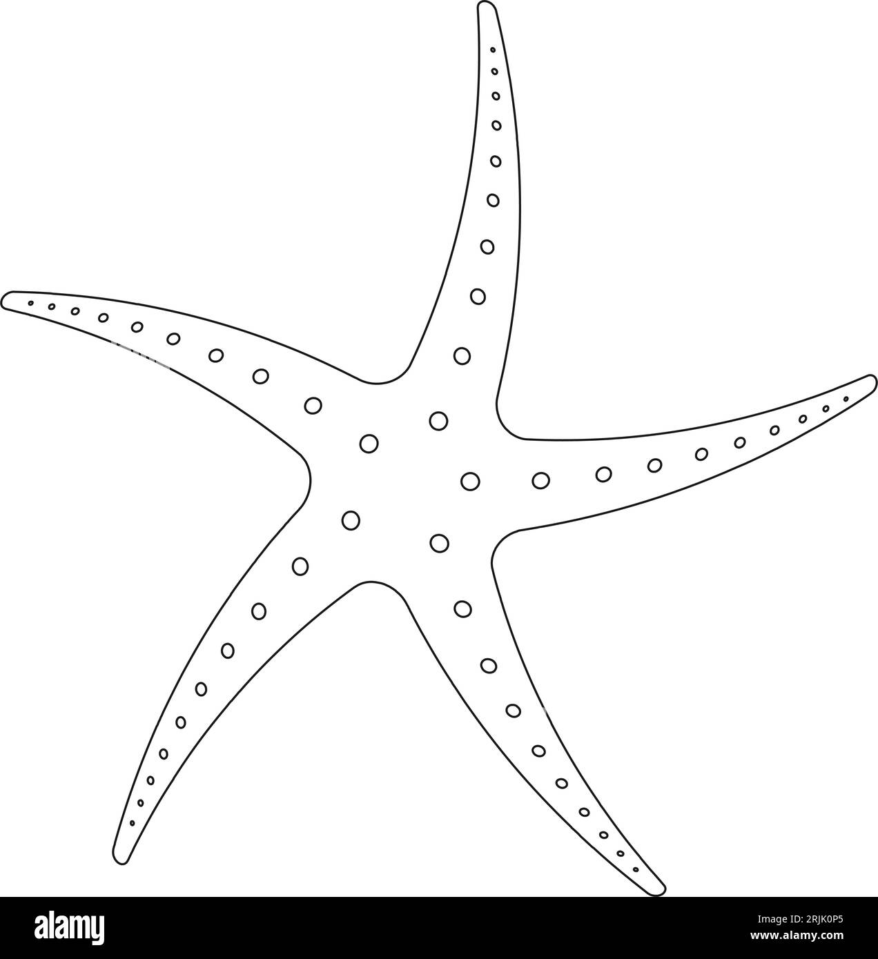 Icona stella pesce disegno simbolo illustrazione vettoriale Illustrazione Vettoriale