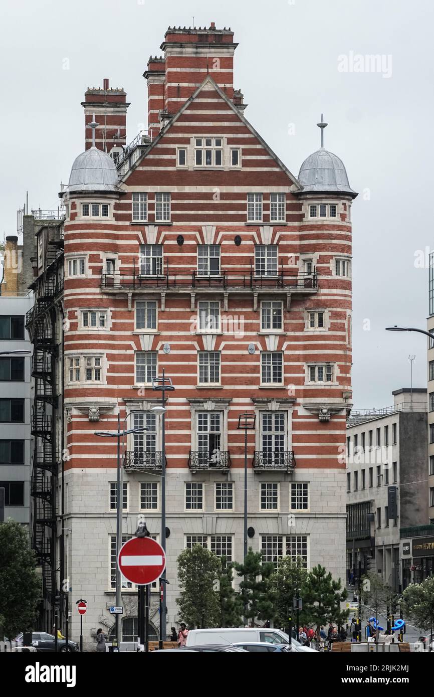 White Star Line Building a Liverpool Inghilterra. Albion House, The Strand, Liverpool costruito tra il 1896 -1898 e progettato da Richard Norman Shaw - uffici della White Star Line Foto Stock