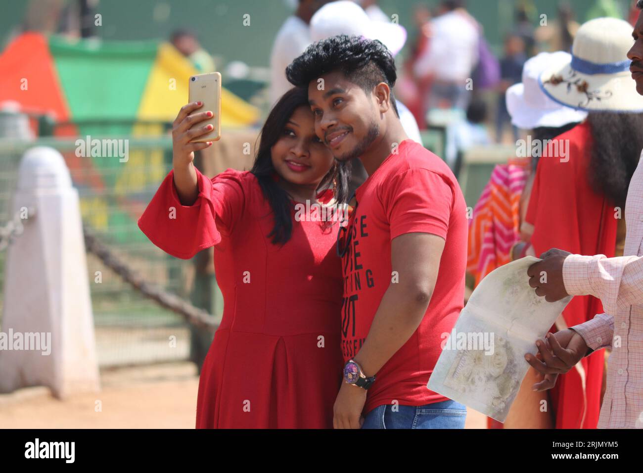 Popolo dell'India Foto Stock