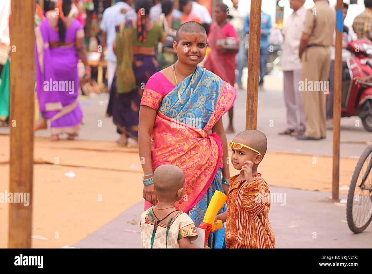Popolo dell'India Foto Stock