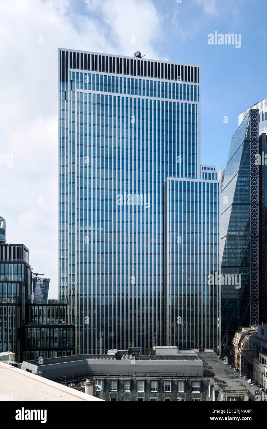 Lo skyline della città di Londra, cuore del centro finanziario, Cental London, Regno Unito Foto Stock