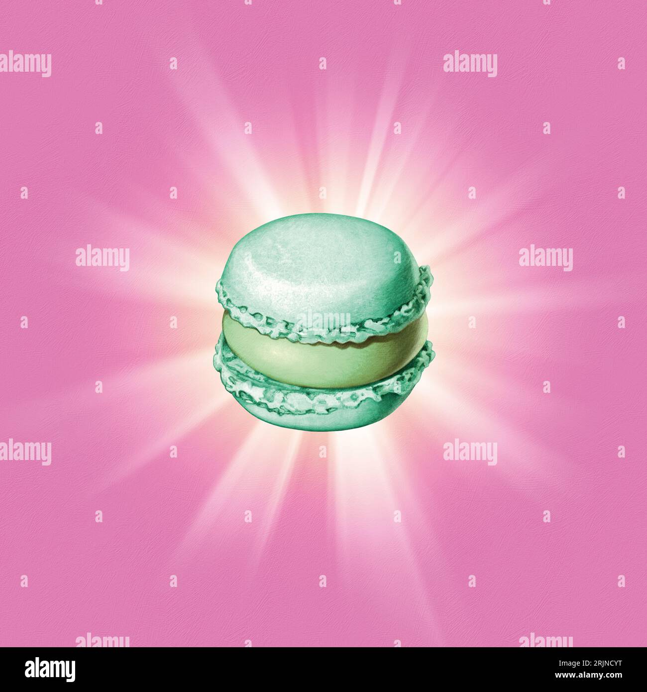 Illustrazione francese Macron/Luxemburgeli Foto Stock