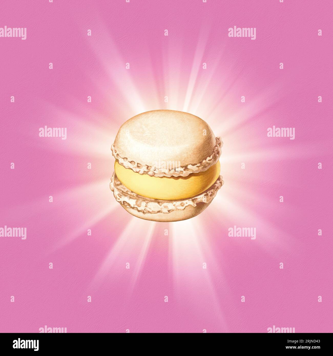 Illustrazione francese Macron/Luxemburgeli Foto Stock