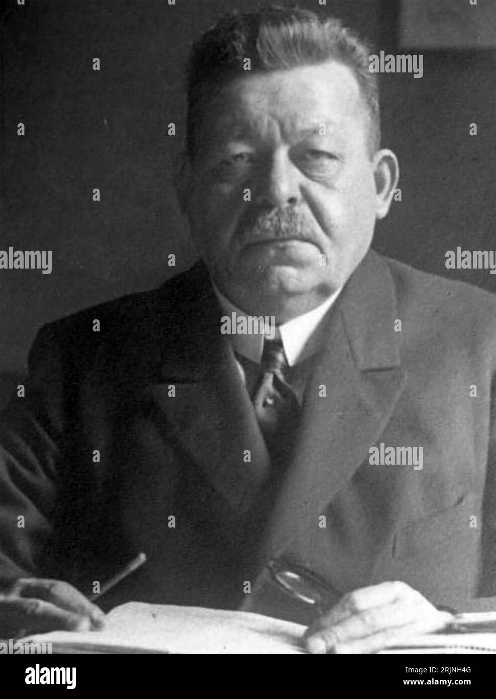 FRIEDRICH EBERT (1871-1925) come presidente della Germania nel 1925 Foto Stock