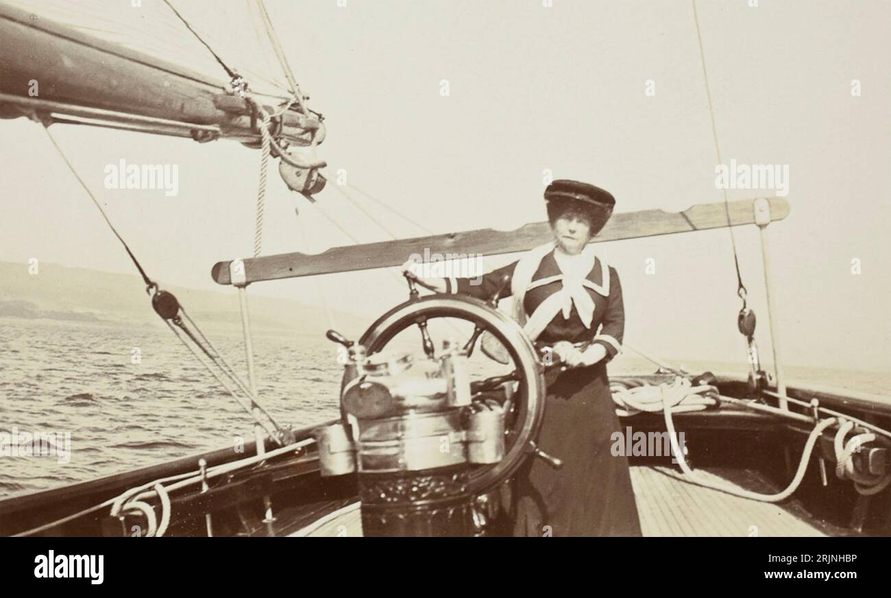 MARIE CORELLI (1855-1924) romanziere inglese abput 1905 Foto Stock