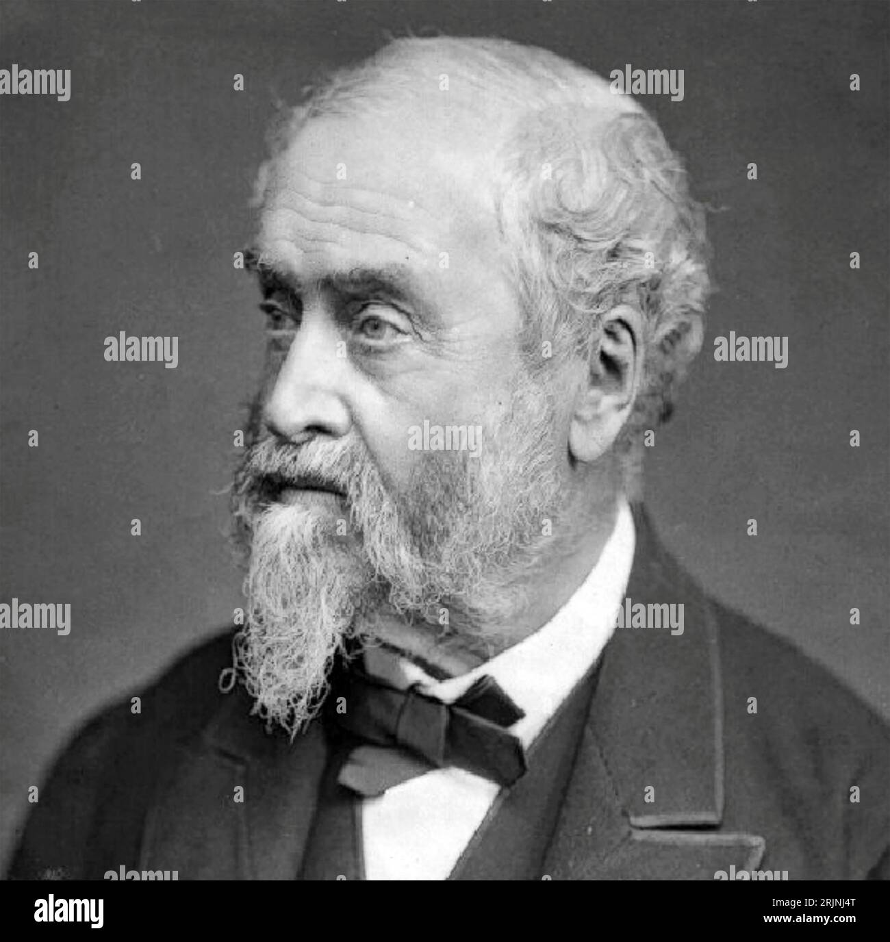 WILLIAM HARRISON AINSWORTH (1805-1882) romanziere storico inglese, circa 1880 Foto Stock