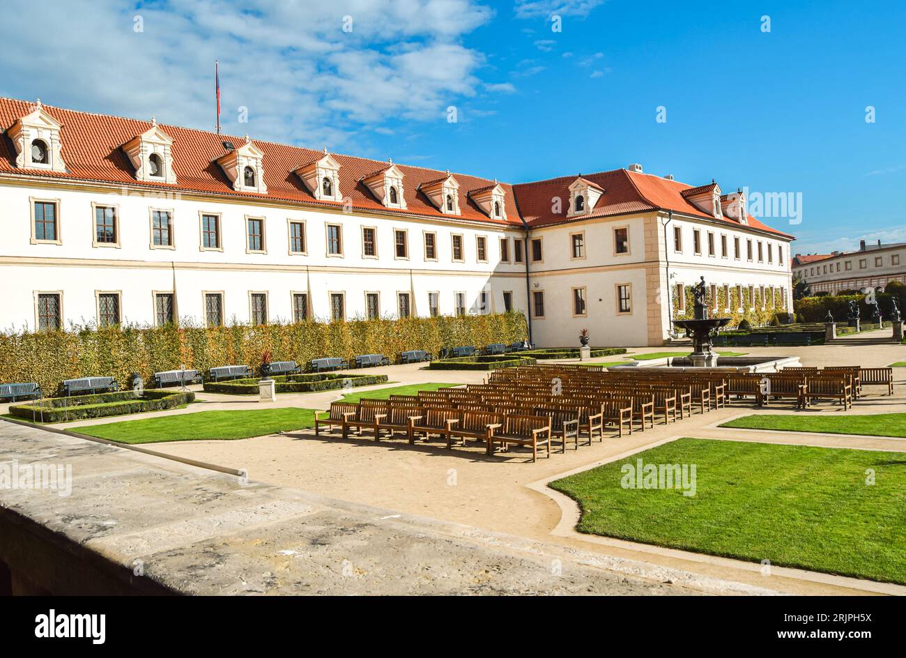 Wallenstein Garden, Praga, Repubblica Ceca, autunno Foto Stock