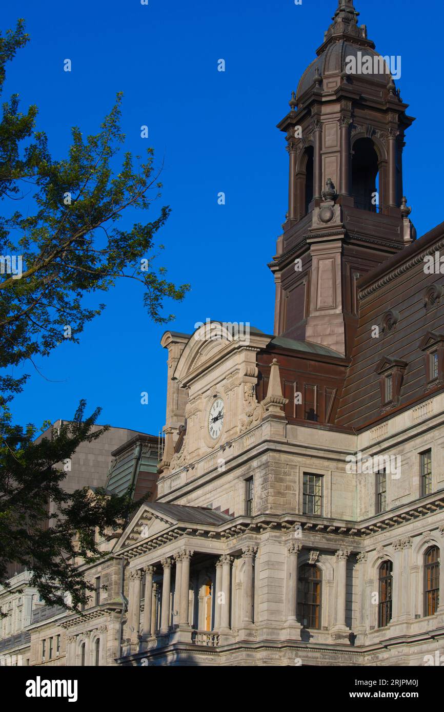 Canada, Quebec, Montreal, Municipio, Hotel de Ville, Foto Stock