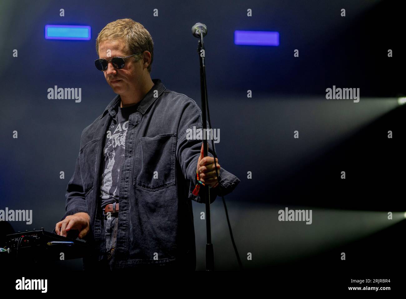 Ungheria 12 agosto 2023 gruppo TV Girl dal vivo allo Sziget Festival Budapest © Andrea Ripamonti / Alamy Foto Stock