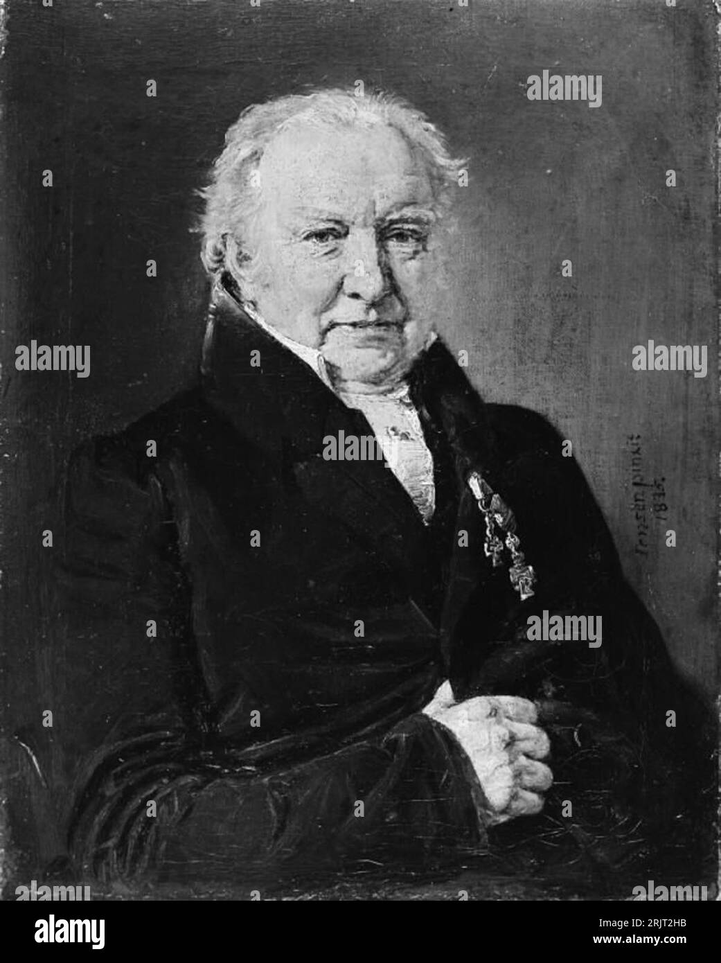 Professor dr. med. J.D. Herholdt 1835 di Christian Albrecht Jensen Foto Stock