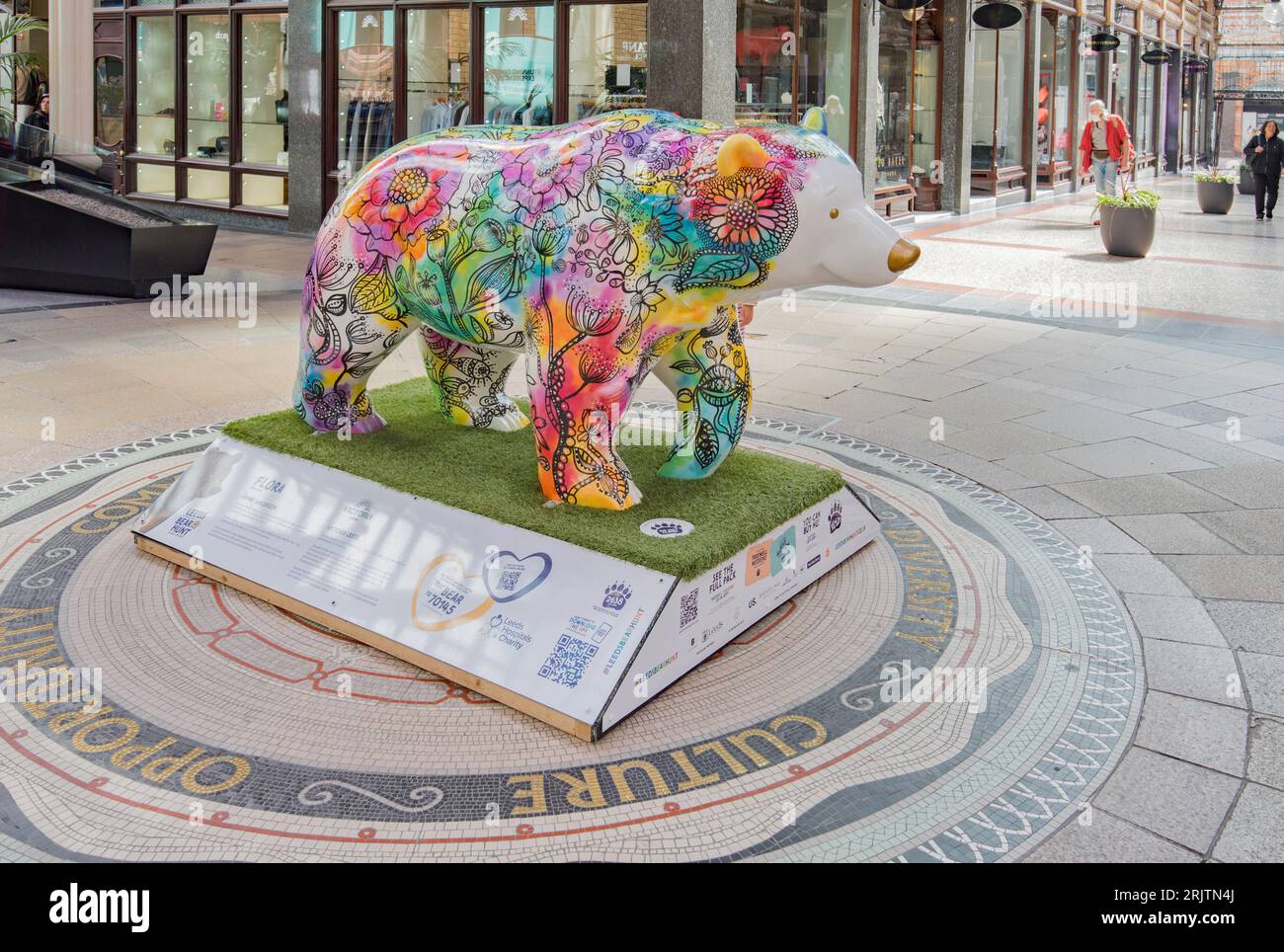 Leeds Bear Hunt , Wild in Art & Leeds Hospital Charity Foto Stock