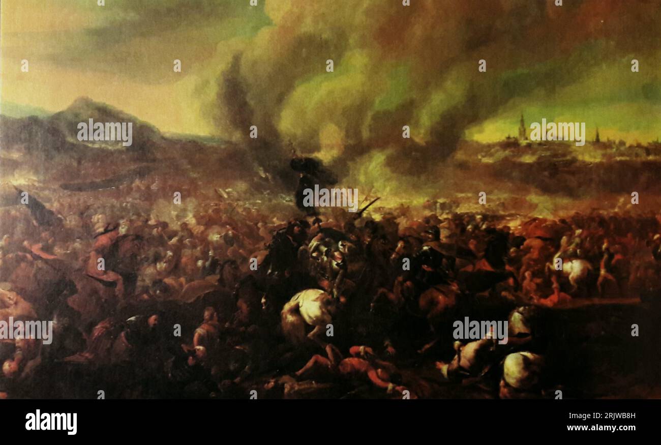 La battaglia di Vienna (1683). Dopo il 1683 da Ferdinand van Kessel il Vecchio Foto Stock