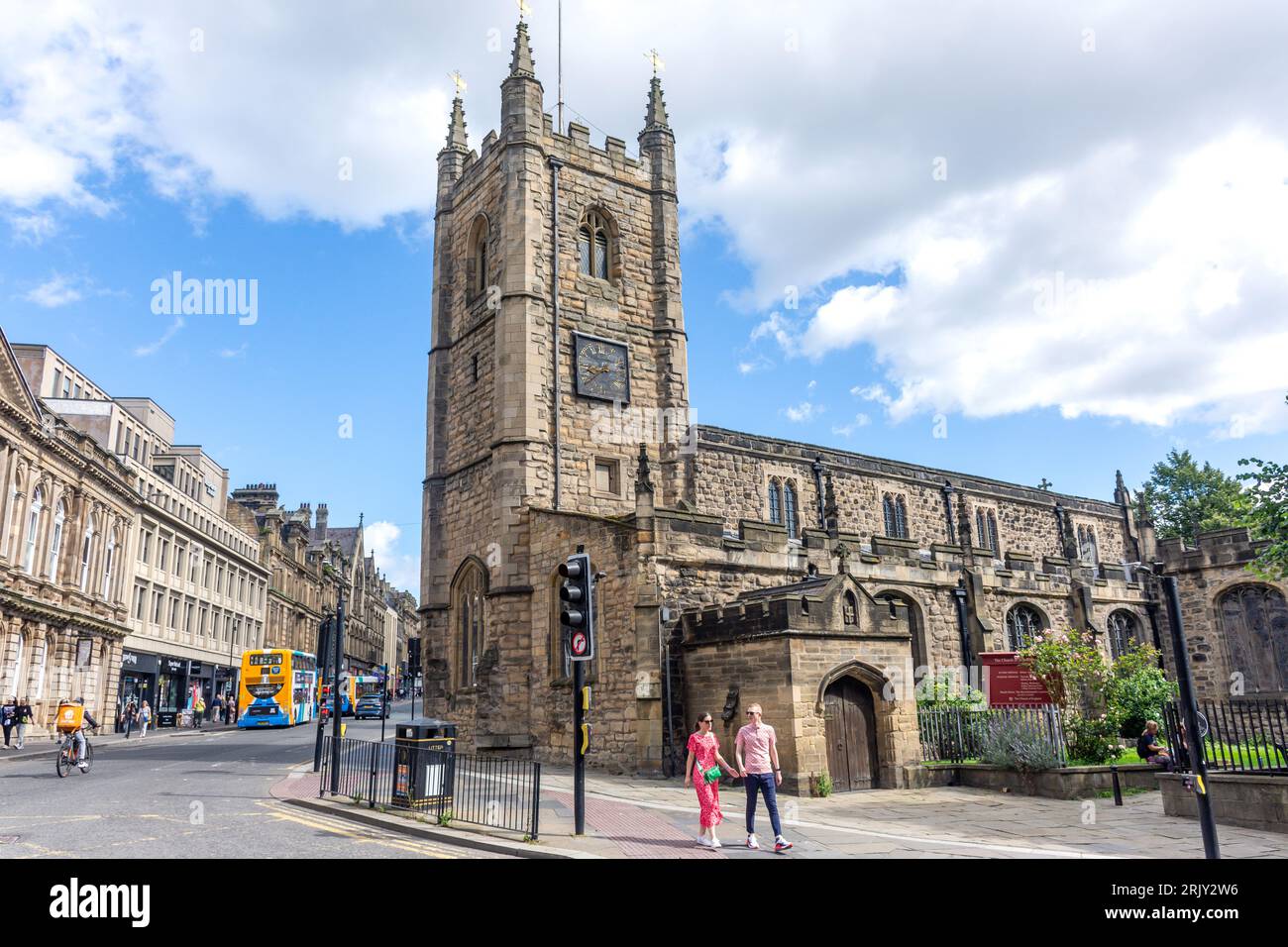 St John the Baptist Church, Grainger Street, Grainger Town, Newcastle upon Tyne, Tyne and Wear, Inghilterra, Regno Unito Foto Stock