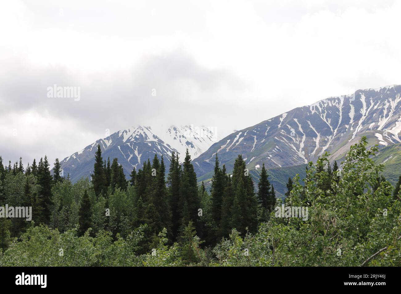 Chugach Mountains, Alaska Foto Stock