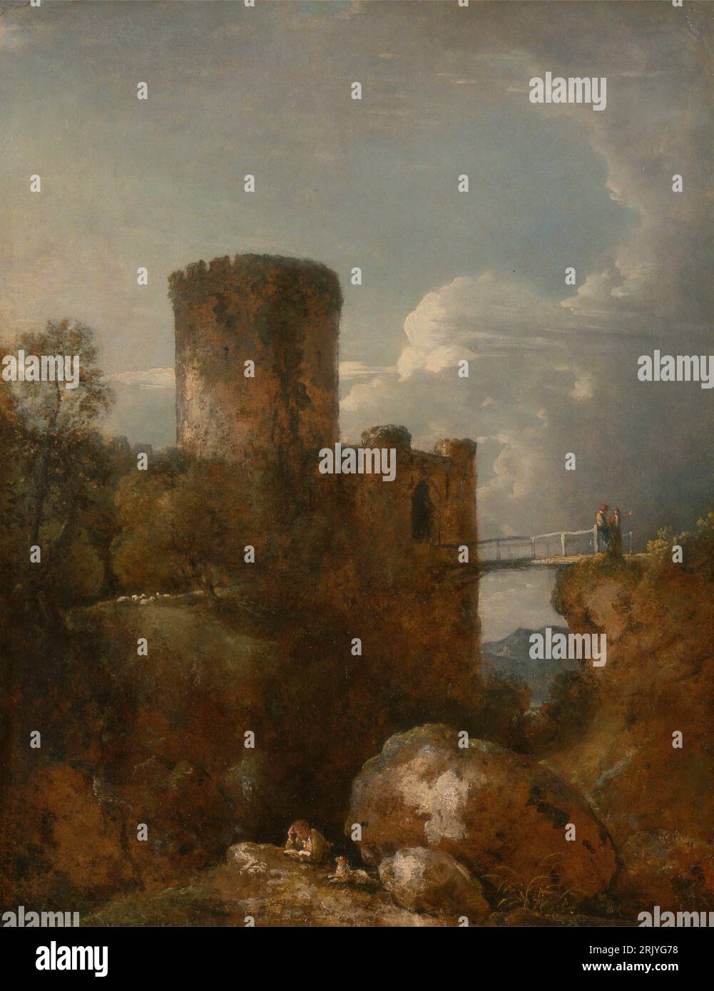 Conway Castle 1809 di Sir George Beaumont Foto Stock