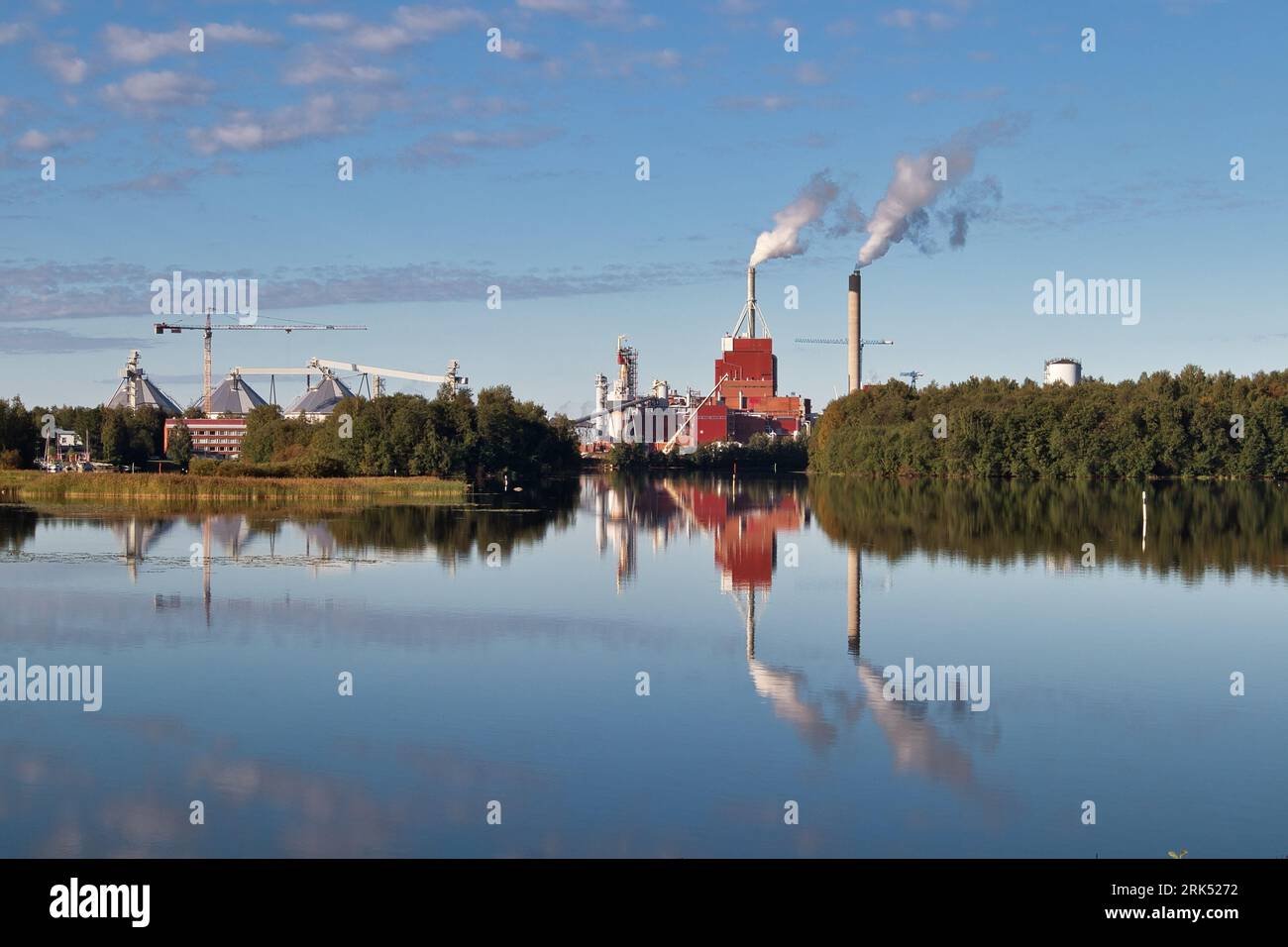 Stora Enso cartiera e polpa di Oulu, Finlandia Foto Stock