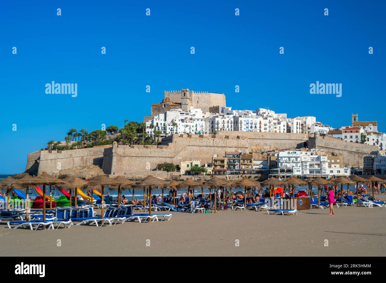 Peniscola, Comunità Valenciana, Spagna Foto Stock