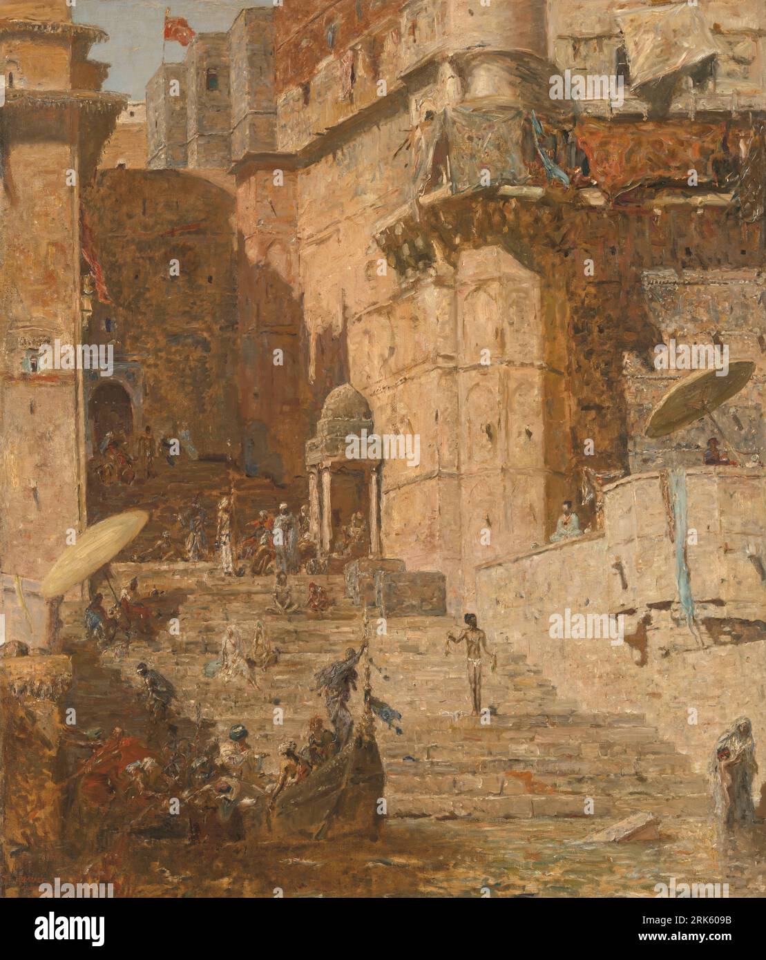 Benares, 1913 1913 di Marius Bauer Foto Stock