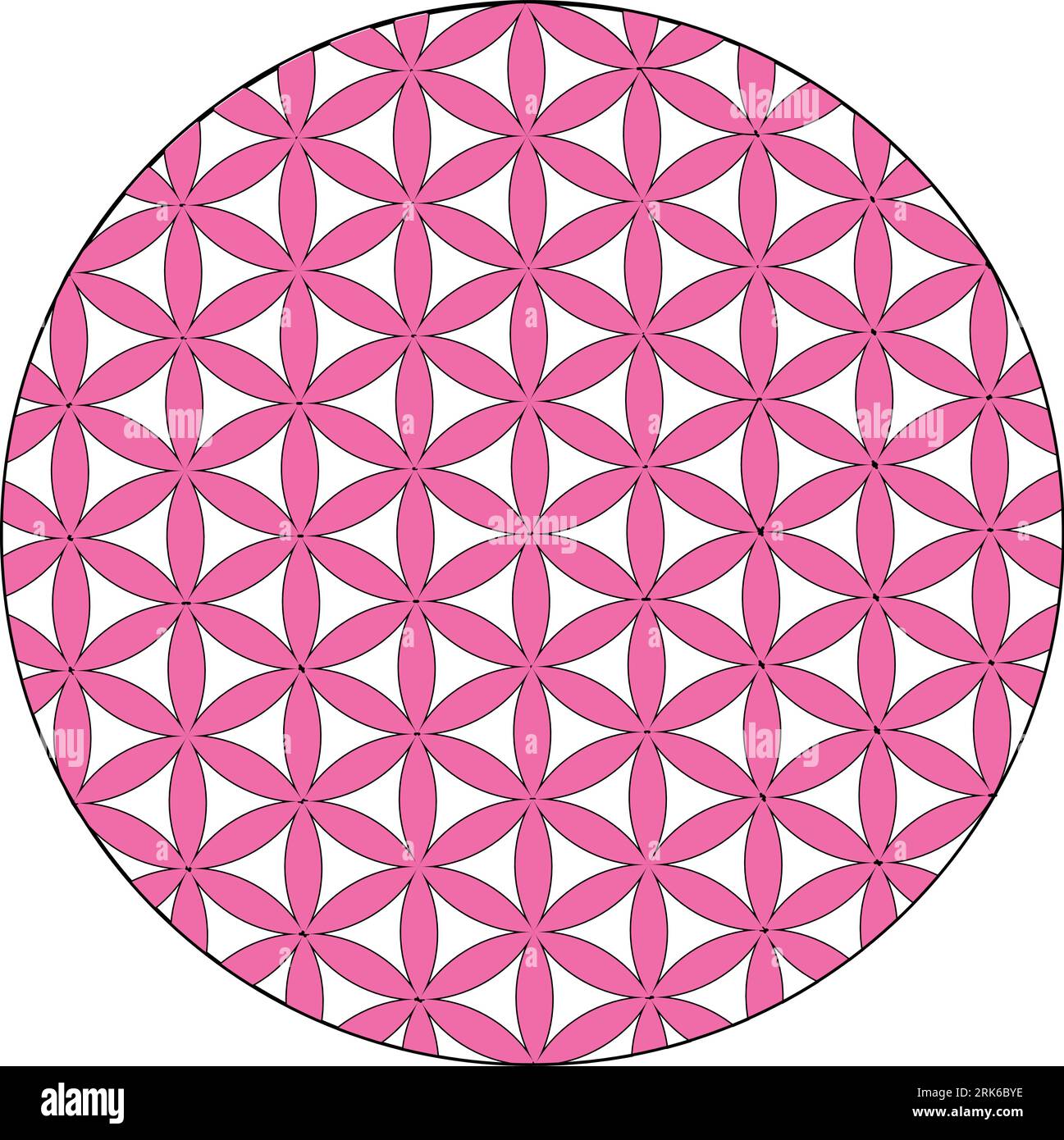 Colore elementi di disegno vettoriale geometria spaventata. design da festival. Questi sono simboli di religione, filosofia e spiritualità. il mondo della geometria Illustrazione Vettoriale