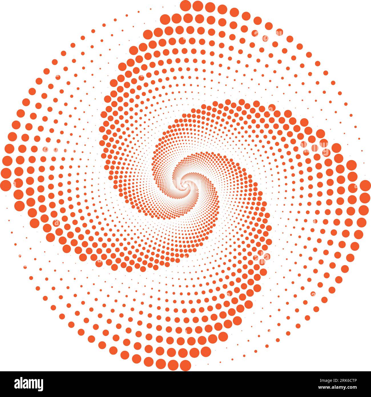 Spirale con linee colorate come sfondo vettoriale astratto dinamico o logo o icona. Illustrazione Vettoriale