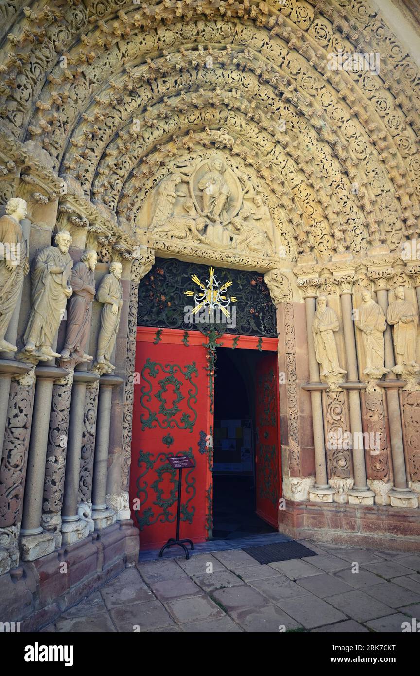 Bellissimo vecchio monastero di porta Coeli. Predklasteri u Tisnova Repubblica Ceca. Foto Stock