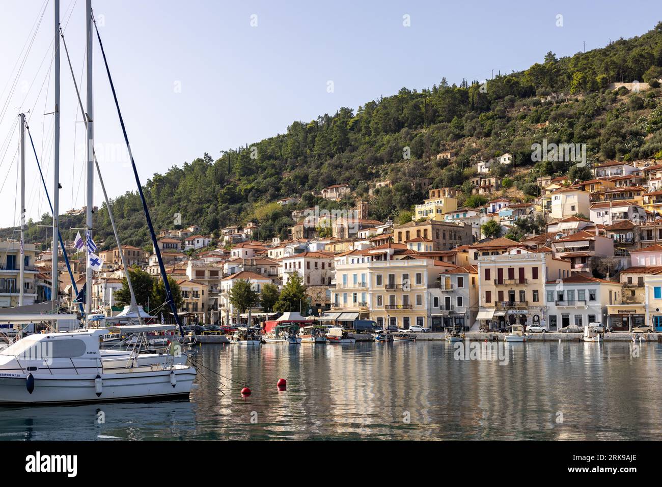 Gythio (Gytheion), Péloponnèse, Grèce Foto Stock