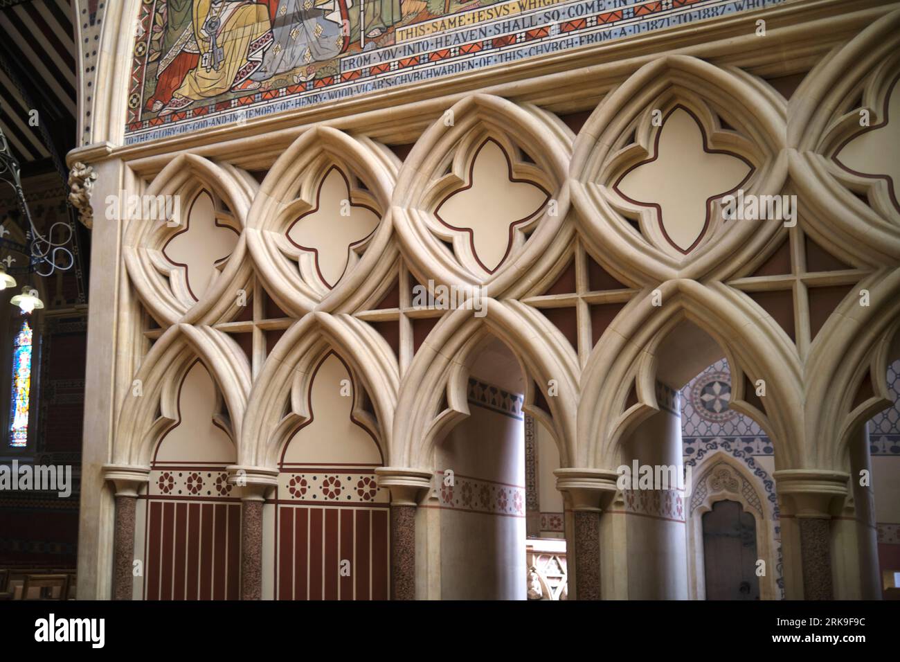 Chiesa di tutti i Santi Margaret Street Londra Inghilterra Regno Unito Foto Stock