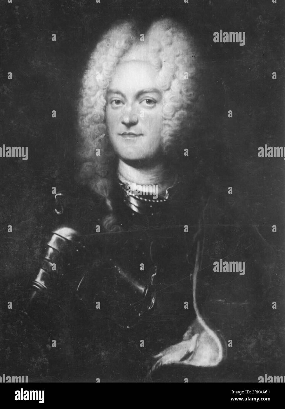 Kristian Ludvig II, 1683-1756, hertig av Mecklenburg-Schwerin di Johann Salomon Wahl Foto Stock