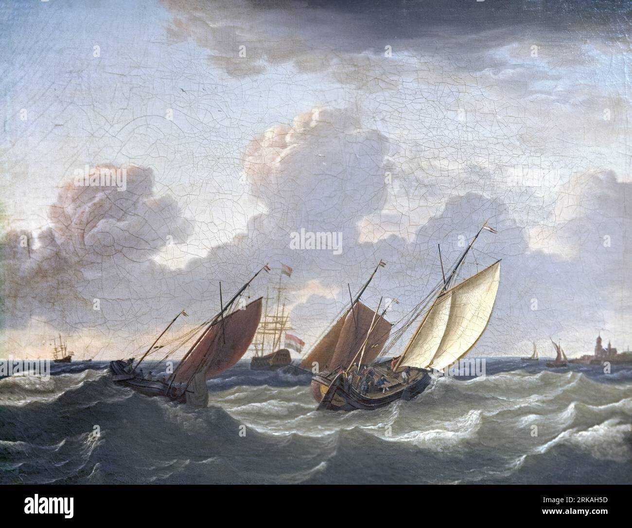 Marine XVIII secolo di Martinus Schouman Foto Stock