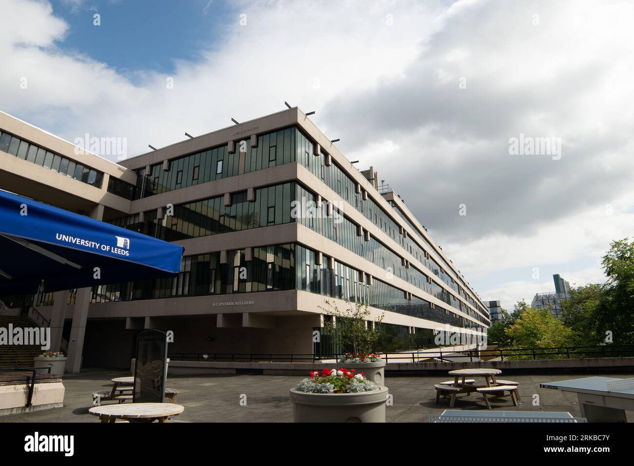 E C Stoner Building, Università di Leeds, Yorkshire, Regno Unito Foto Stock