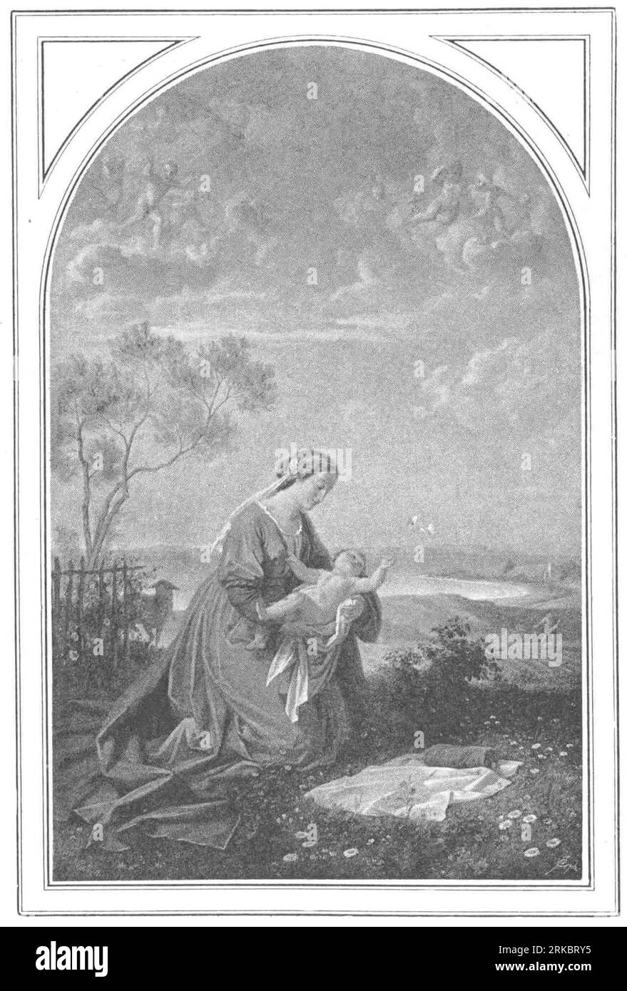 Madonna 1865 di Eugen Napoleon Neureuther Foto Stock
