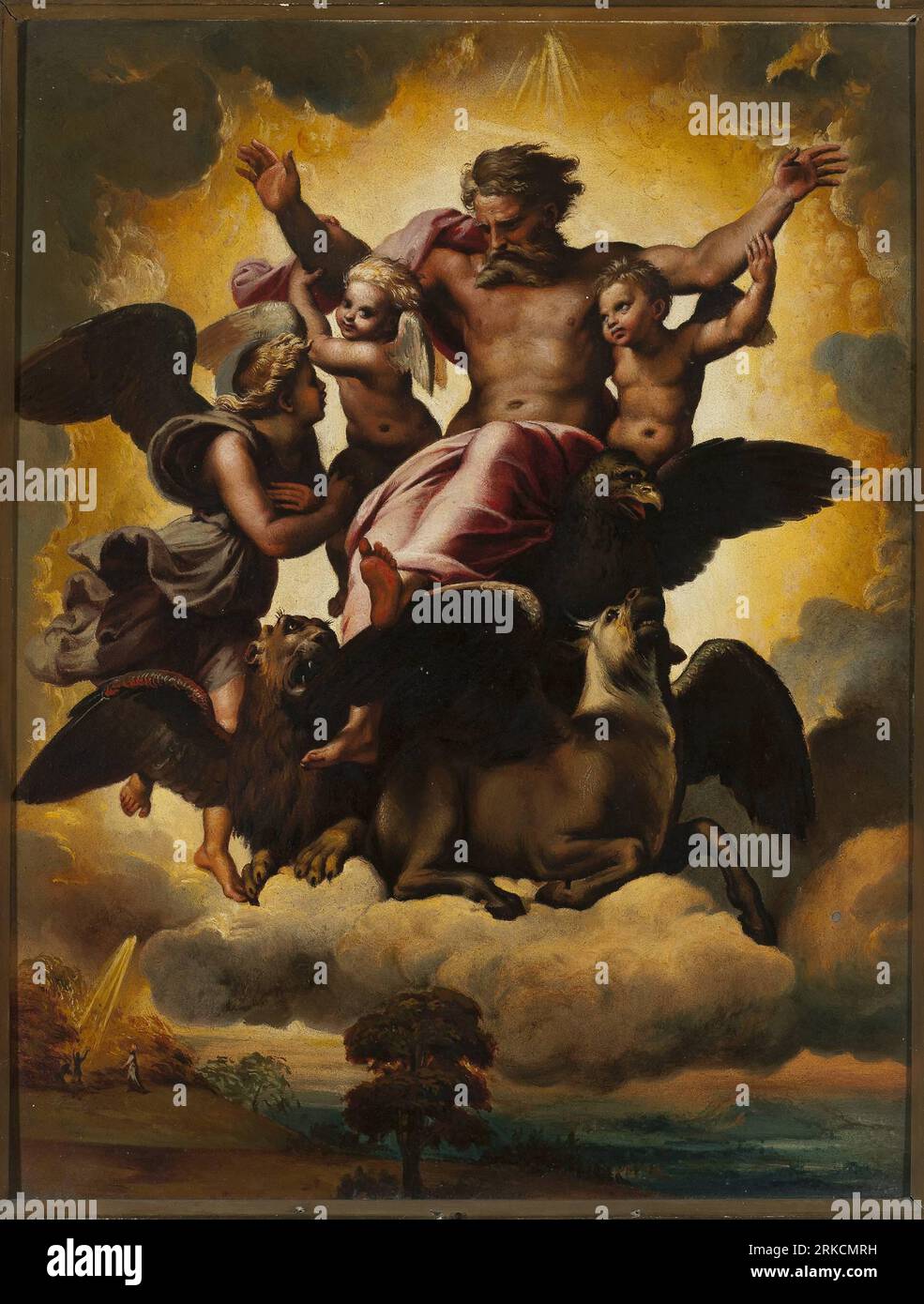 Ezekiel's Vision di Karol Miller Foto Stock