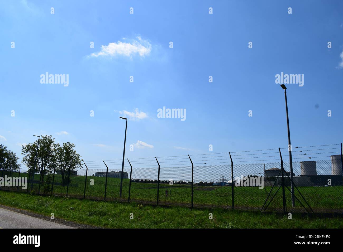 Centrale nucleare, Cattenom in Francia Foto Stock