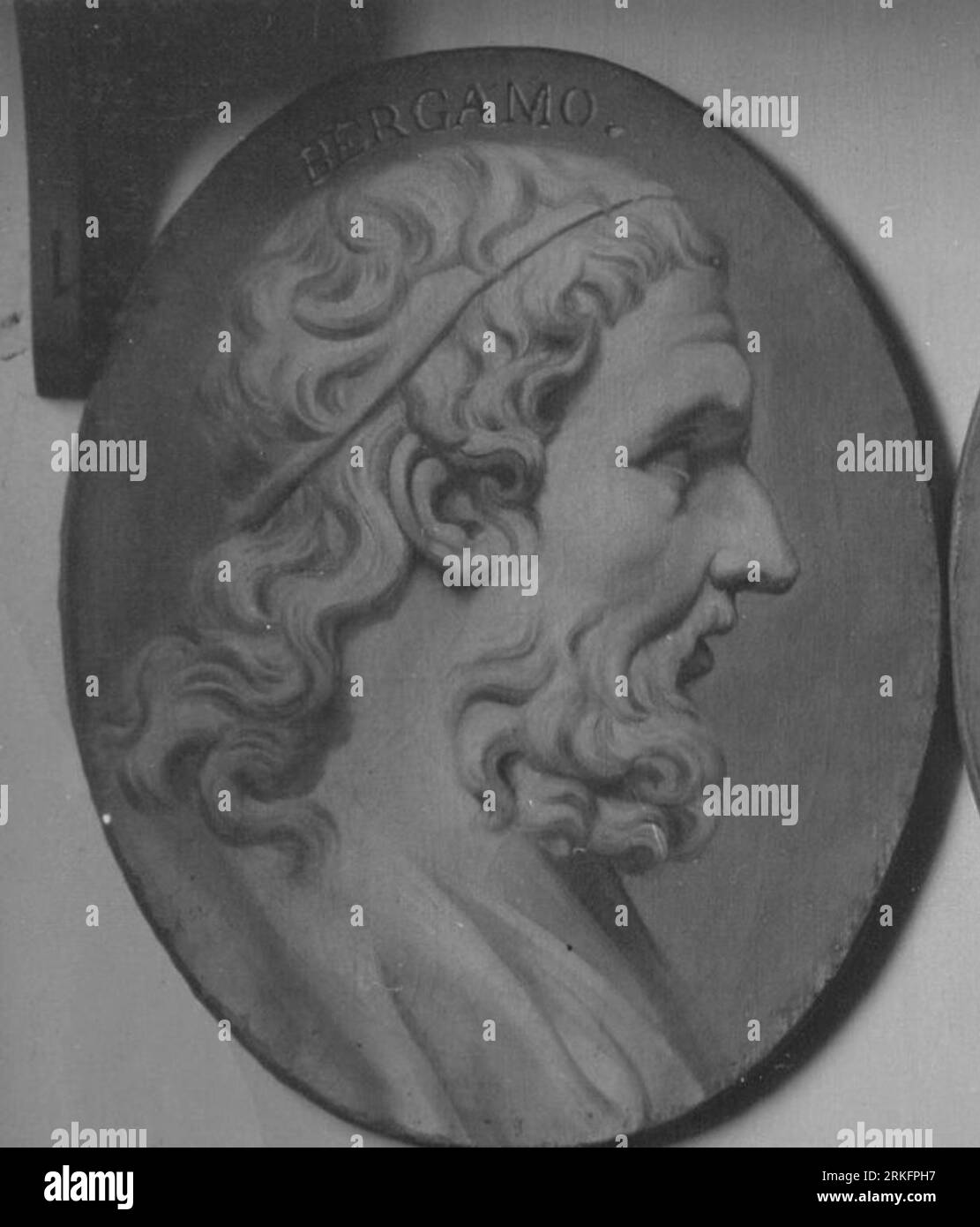 Pergamos, griechischer Heros, 4. JH. v. Chr. Tra il 1750 circa e il 1770 circa di Franz Anton von Leydensdorff Foto Stock