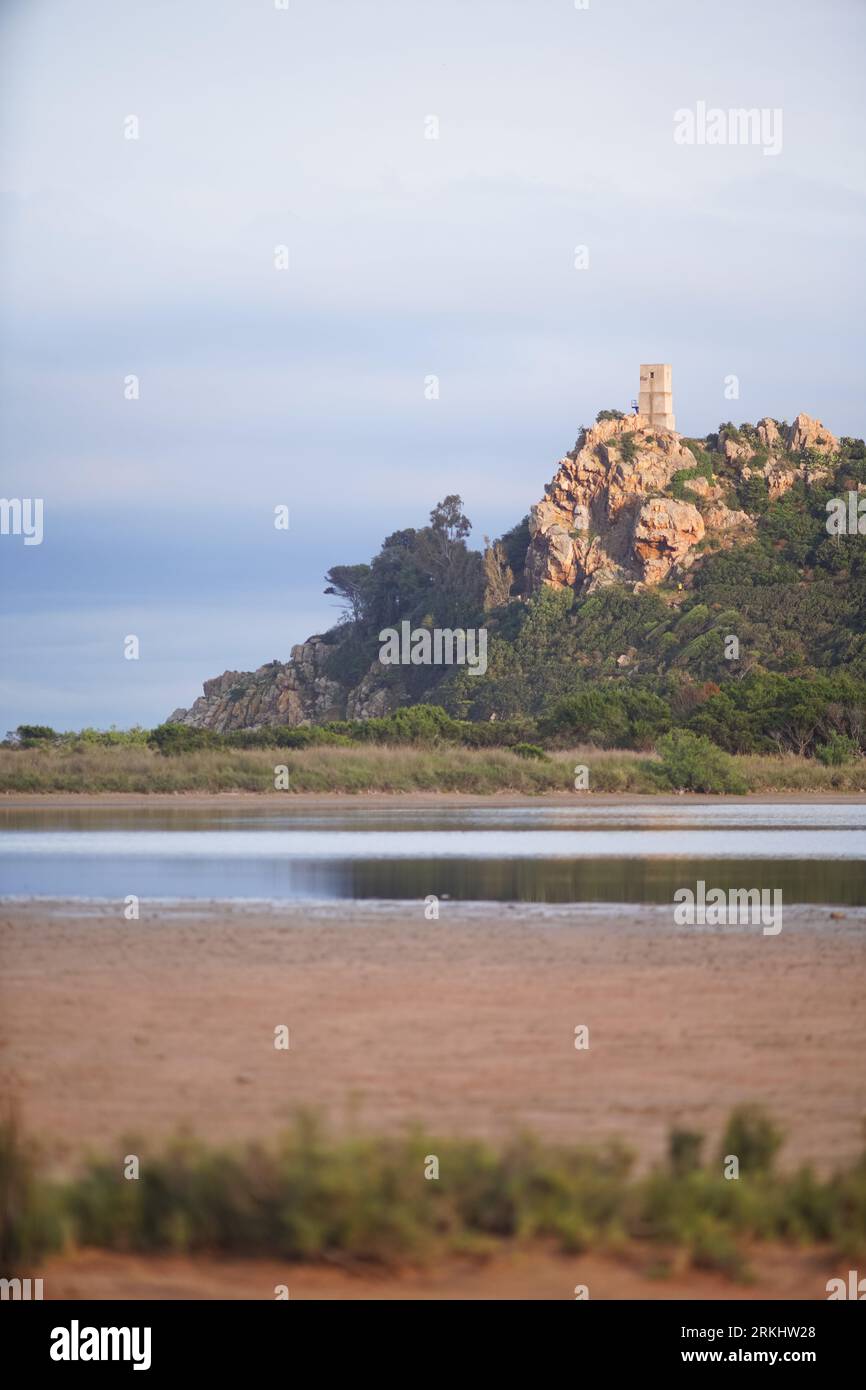 Parapendio durante l'estate in Sardegna Foto Stock