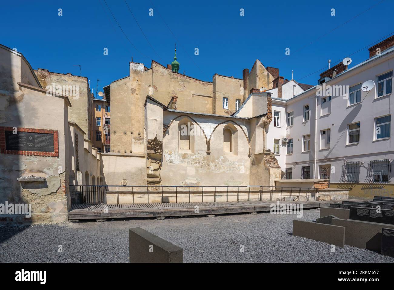 Sinagoga della Rosa d'Oro - Leopoli, Ucraina Foto Stock