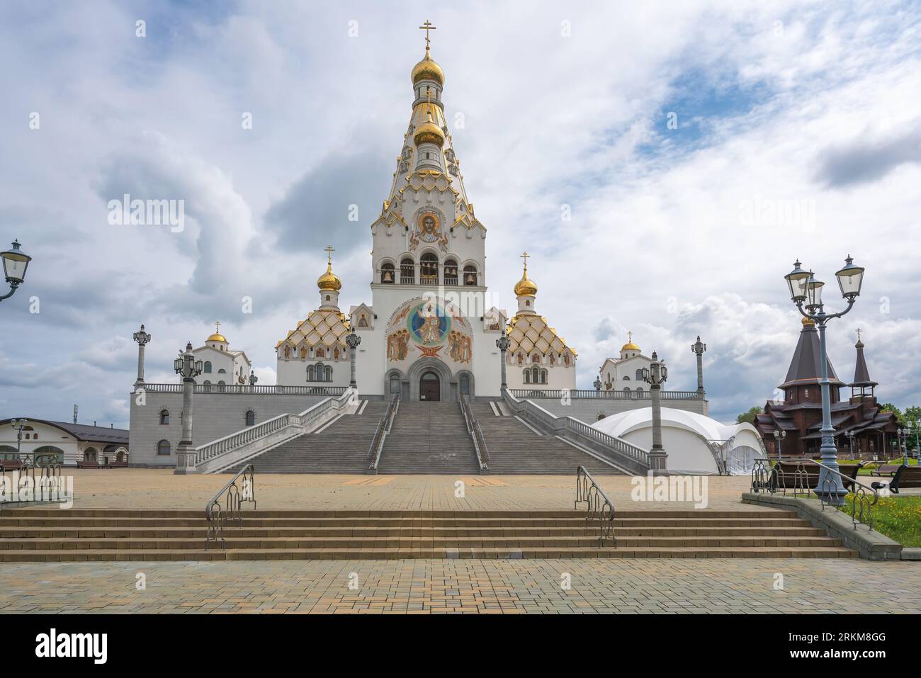 Chiesa commemorativa di tutti i Santi - Minsk, Bielorussia Foto Stock