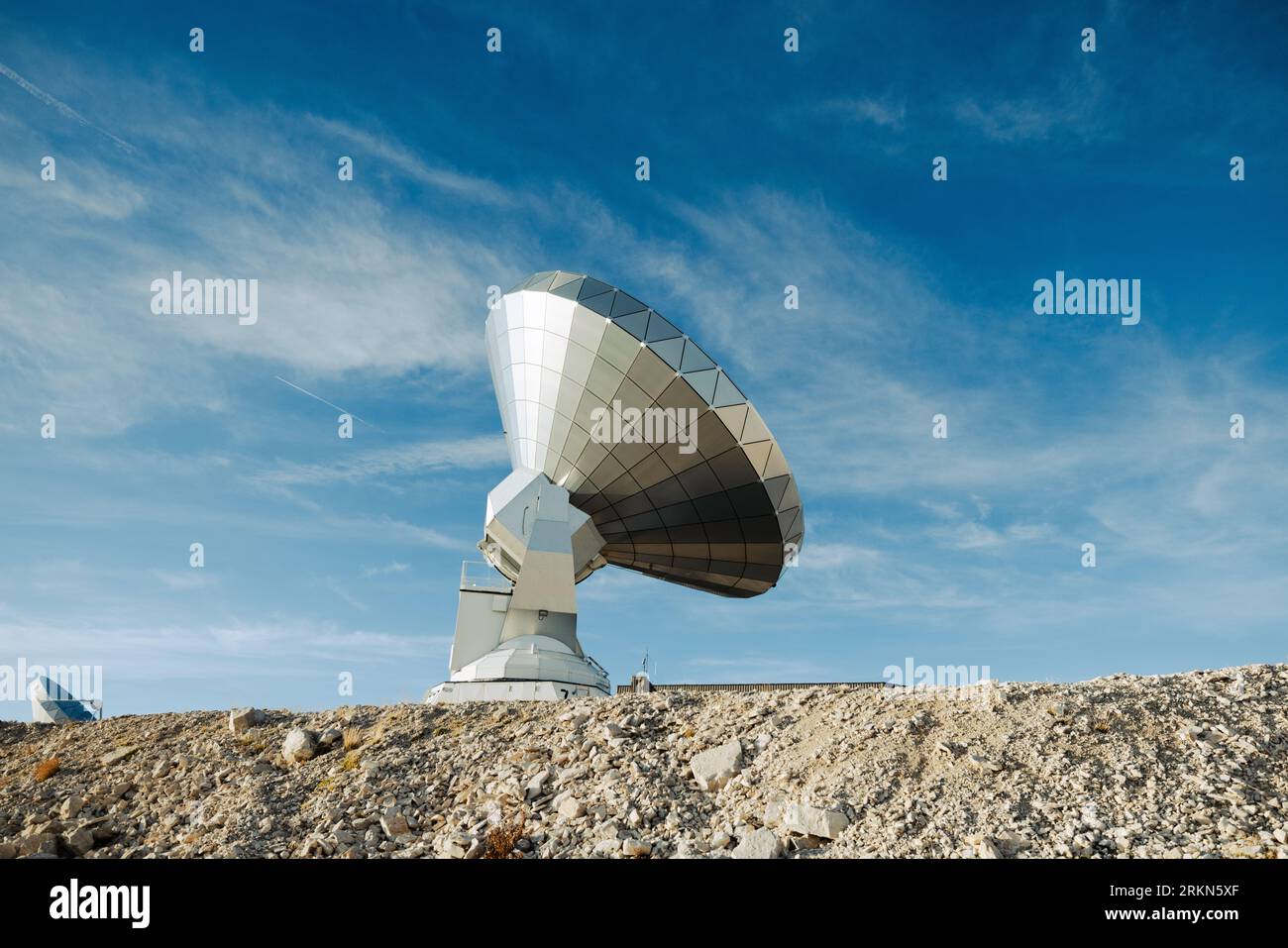 Observatoire NOEMA, plateau de Bure, Devoluy, Francia Foto Stock