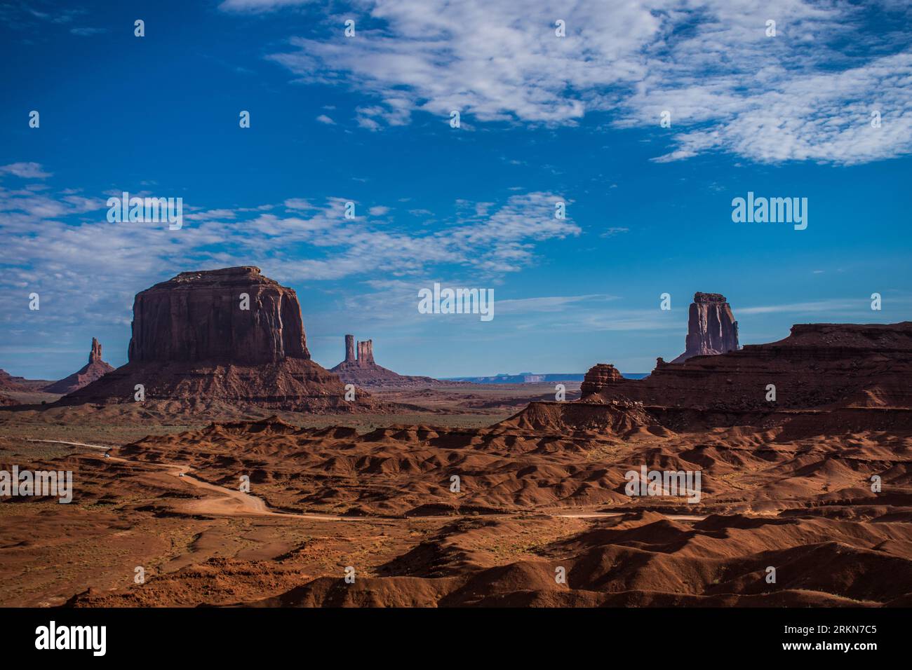 Iconica Hollywood, John Ford Point. Monument Valley, Arizona Foto Stock