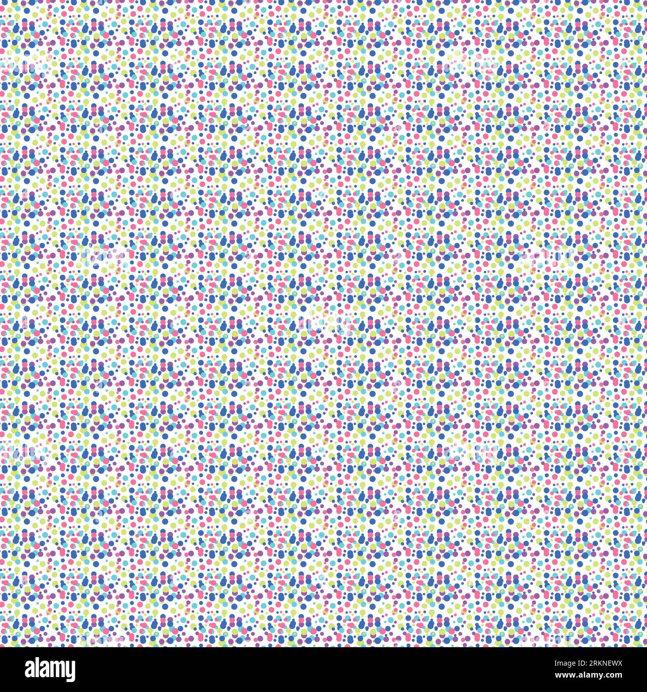 Sfondo multicolore, texture vettoriale colorata con punti. Illustrazione astratta con gocce. Modello per pagina Web, banner, poster, cartolina. Effetto spruzzo Illustrazione Vettoriale