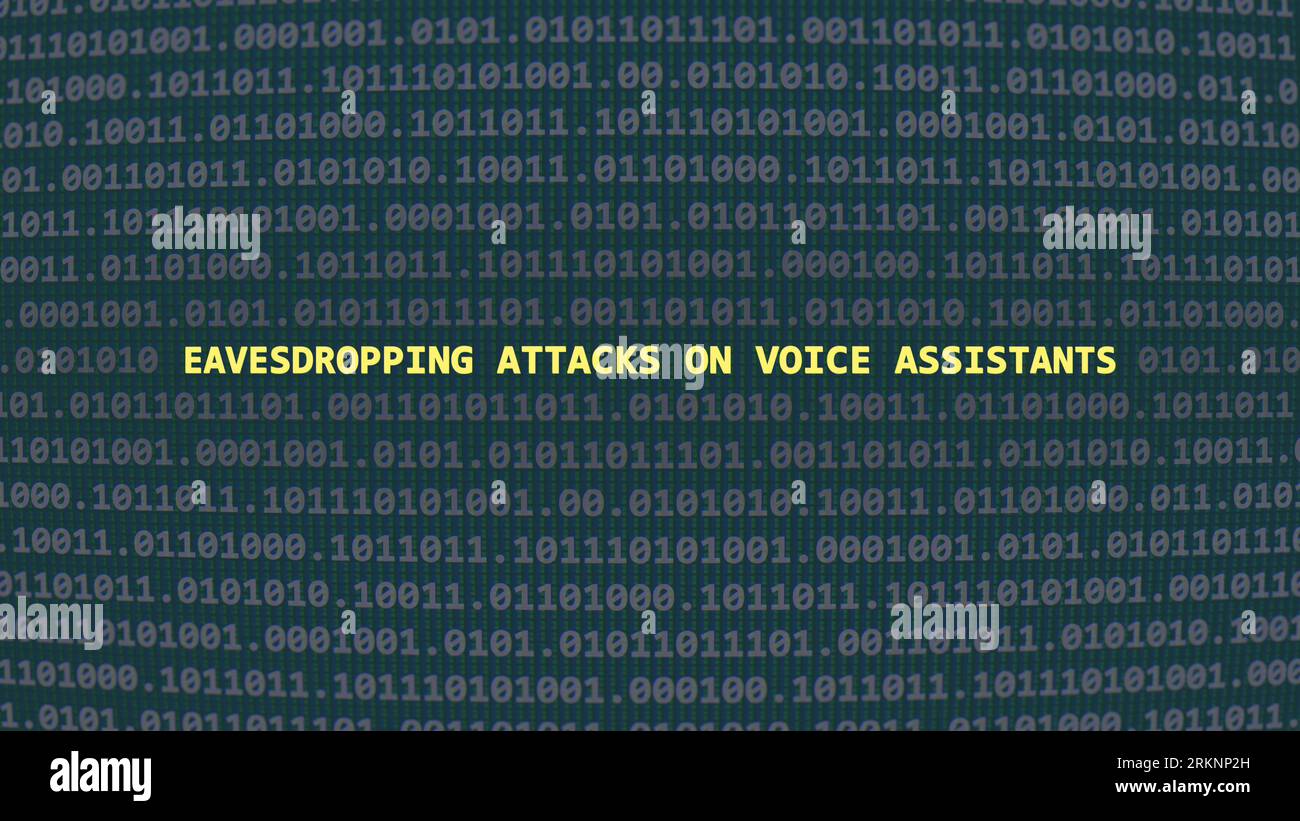 Attacco di Cyber Foto Stock