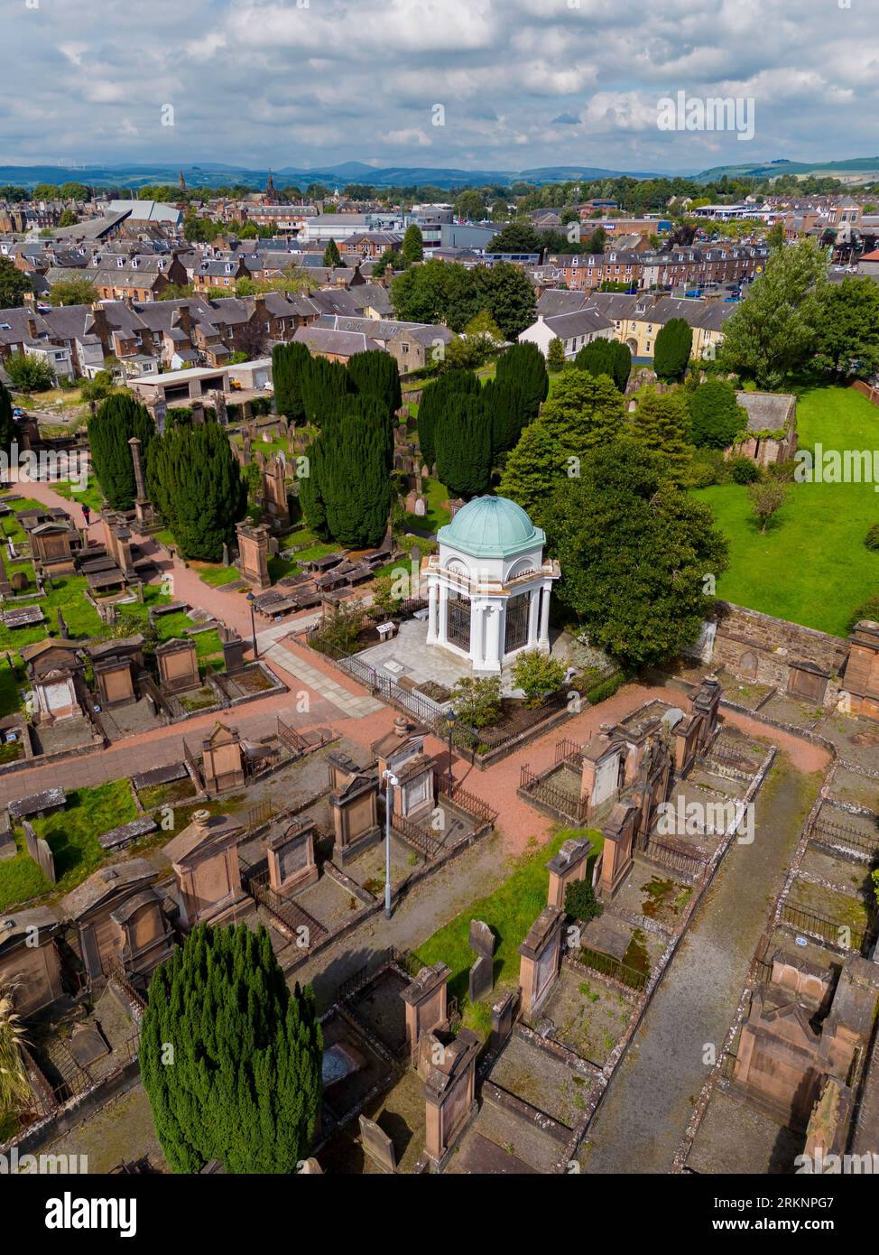 Burns Mausoleum, St. Michaels Graveyard, Dumfries, Scozia, Regno Unito Foto Stock