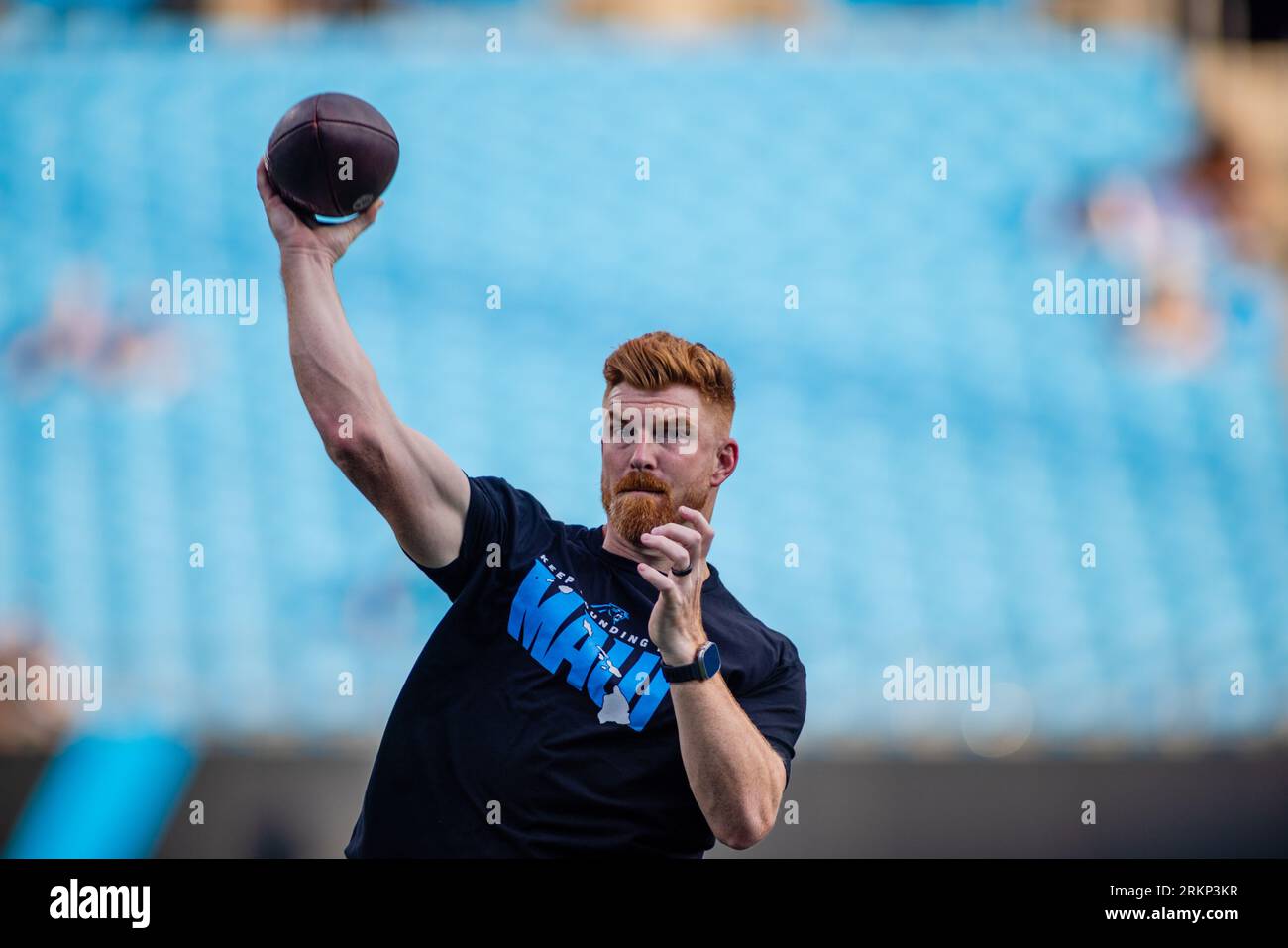 25 agosto 2023: Incontro NFL a Charlotte, NC. (Scott Kinser/Cal Sport Media) Foto Stock