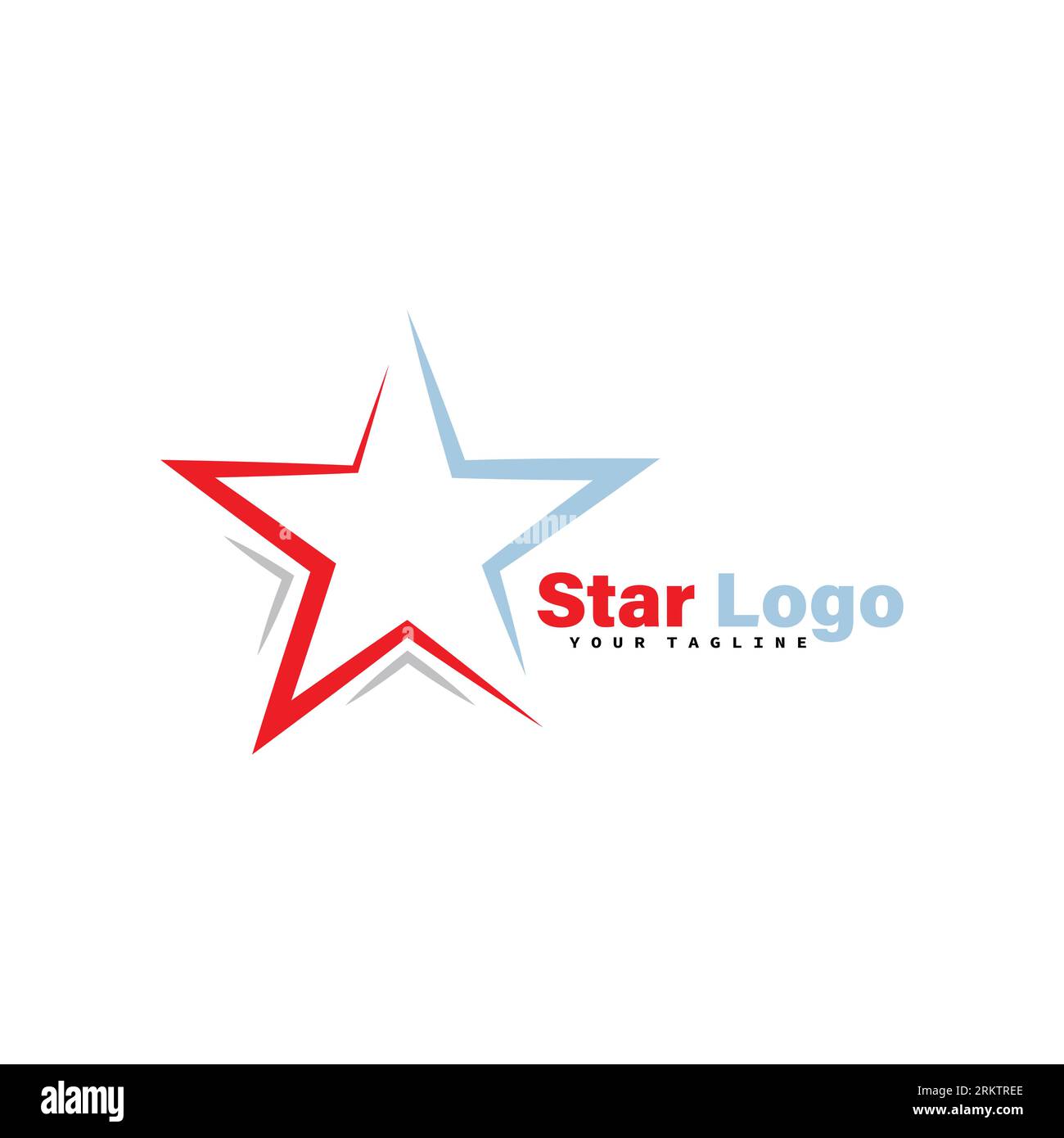 Star logo icon vector template. Illustrazione Vettoriale